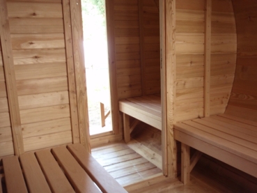 Outdoorsauna mit 2 Räumen